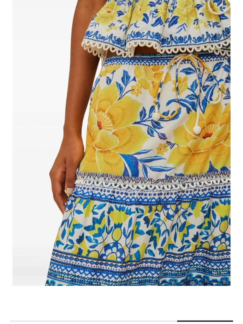 Farm Rio Zuli Floral- print Maxi Skirt - Picture 2 of 8